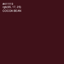 #411119 - Cocoa Bean Color Image